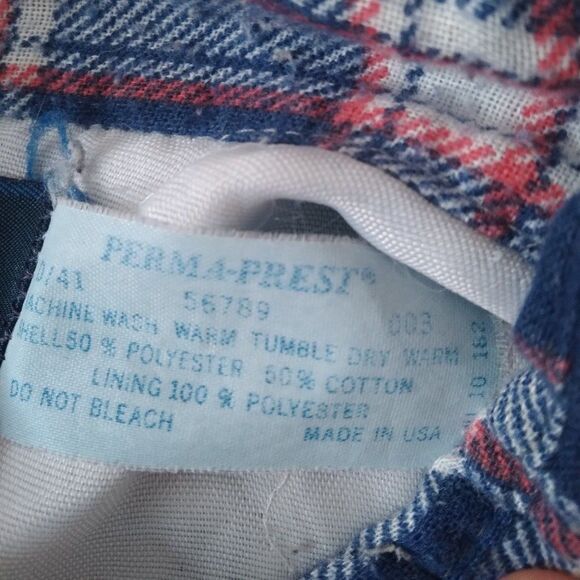 Vintage Sears Lined Flannel Button Shirt - Picture 7 of 7